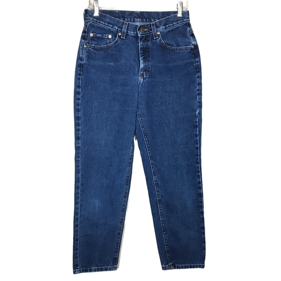 80’s Medium Wash Straight Leg High Rise Mom Jeans by Lee main image 0